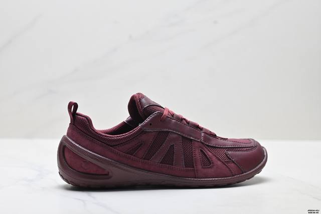 公司级Ecco爱步 Biom Lite W 舒适百搭户外时尚 低帮生活休闲鞋 自然律动科技 符合人体工学鞋楦 贴近足部天然形态 多种材质拼接鞋面 提供亲肤 透气