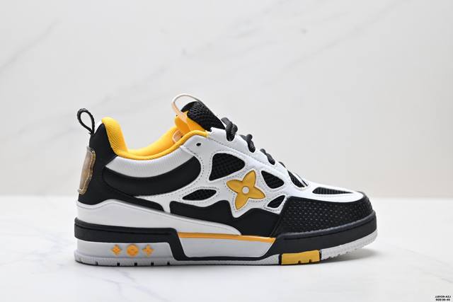 真标Louis Vuitton Trainer Sneaker Low 全新 Lv 路易威登 休闲运动文化百搭板鞋 尺码:36-45 Id:Jjd129-Azj