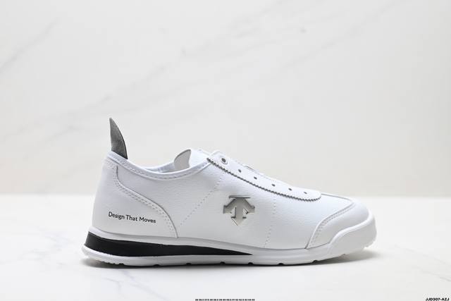 220 公司级Descente迪桑特Chron Tempo Slip On系列 复古运动休闲鞋 货号:S Lsn25 尺码:36 36.5 37.5 38 38