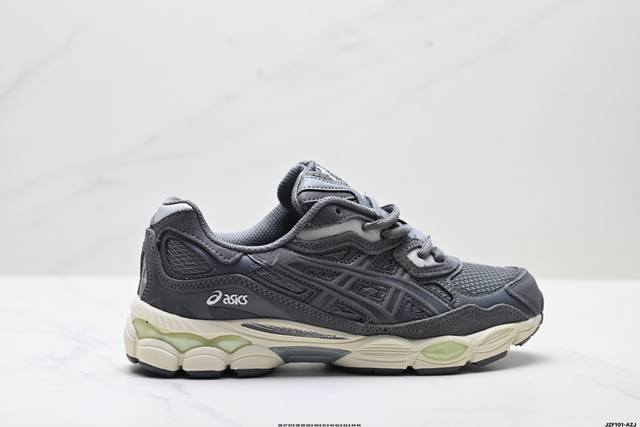 公司级Asics Gel-Nyc 亚瑟士 透气网眼鞋面 配合部分合成革材质 采用全新Ahar+橡胶材质 更加耐磨 货号:1203A739-020 尺码:36 3