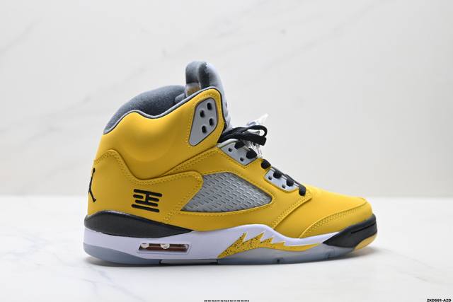 公司级耐克Nike Air Jordan 5 Retro High 耐克 迈克尔 乔丹 Aj5 高帮 减震防滑篮球鞋 原楦原纸板 原厂材料开发 细节把控到位 主