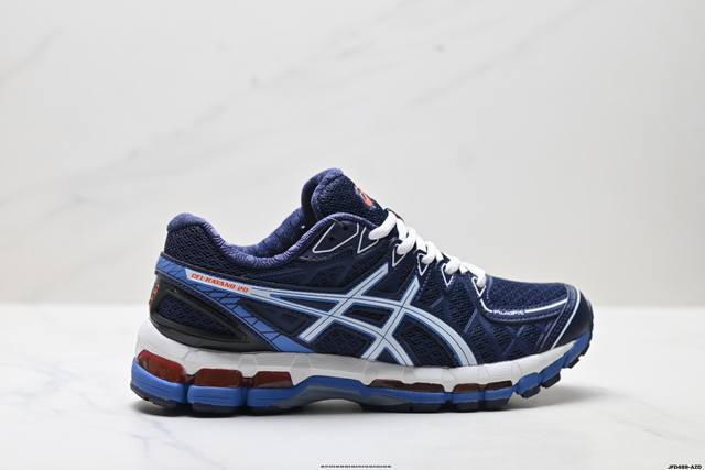 公司级Asics Gel-Kayano 20 亚瑟士 舒适百搭耐磨支撑透气 低帮跑步鞋 Gel-Kayano 20系列采用了半透明面料、网眼材质与合成皮革覆层，