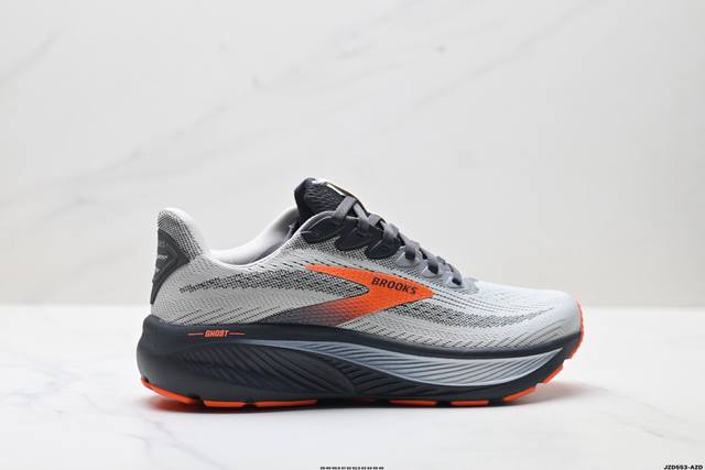 公司级Brooks布鲁克斯 Ghost 17 网面时尚 网布耐磨透气 低帮 休闲跑步鞋 货号:110442 1D 112 尺码:39 40 40.5 41 42