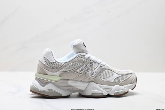 公司级New Balance 9060系列 新百伦 复古休闲运动慢跑鞋 鞋面大身由空间双格及磨砂鞋面拼接而生 采用大面积网眼以及麂皮材质覆盖鞋身 还原经典气质