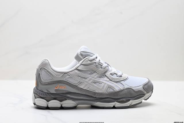 公司级Asics Gel-Nyc 亚瑟士 透气网眼鞋面 配合部分合成革材质 采用全新Ahar+橡胶材质 更加耐磨 货号:1203A383-026 尺码:36 3