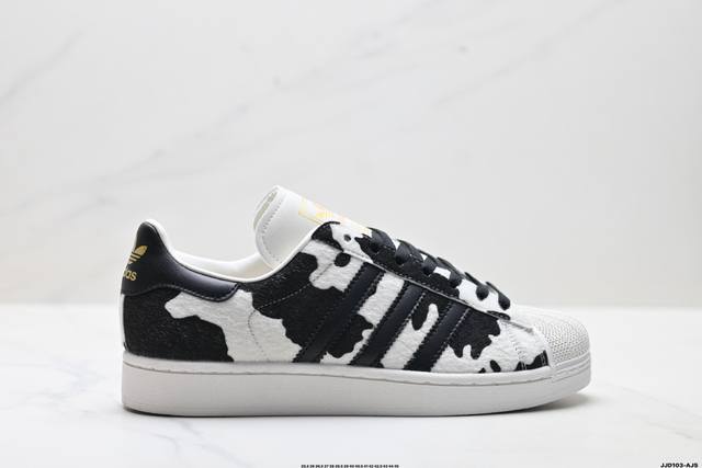 公司级Adidas Originals Superstar贝壳头系列 阿迪达斯 低帮经典百搭休闲运动板鞋 货号:Jp10690 尺码:35.5 36 36.5