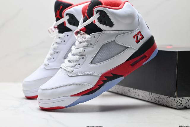 纯原Nike Air Jordan 5 Retro High 耐克 迈克尔 乔丹 Aj5 高帮 减震防滑篮球鞋 原楦原纸板 原厂材料开发 细节把控到位 主供外贸