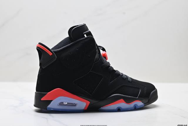 真标Nike Air Jordan 6 Retro 耐克 防滑 高帮 Aj6代复古篮球鞋 货号:384664-060 尺码:36 36.5 37.5 38 38