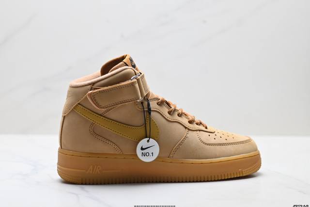 公司级Nike Air Force 1 Mid 07 原楦头原纸板 打造纯正中帮空军版型 专注外贸渠道 全掌内置蜂窝气垫 原盒配件 原厂中底钢印、拉帮完美 官方