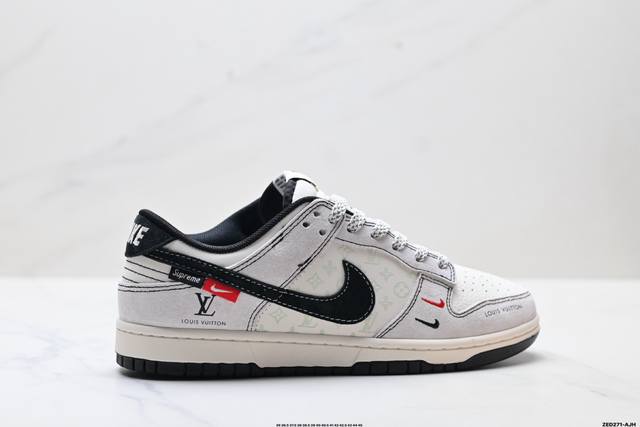 公司级Nike Dunk Low Retro ‘Diy高端定制’耐克 低帮休闲运动板鞋 原装头层材料 用料绝不含糊 独家版型蒸餾加工帶來的是更好的视觉和脚感体验