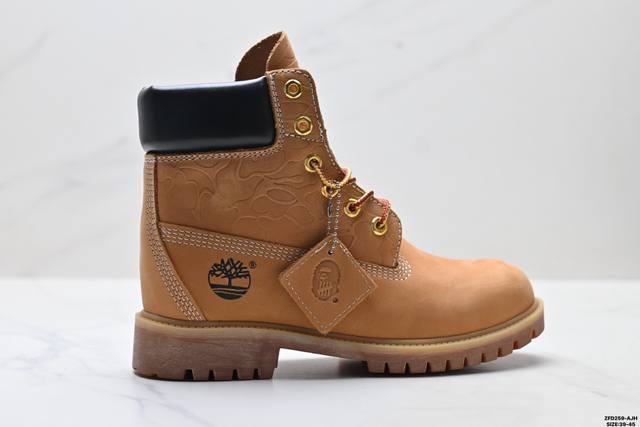 公司级Timberland添柏岚 premium 皮革 耐磨增高舒适 高筒户外靴 由10061经典黄靴衍生出的防水高帮黄靴 使用同样耐用优质的真皮和考究的制鞋工