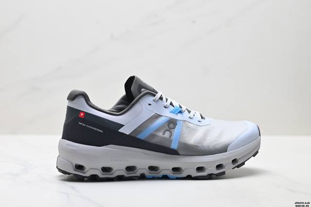 公司级On昂跑 Cloudvista 2缓震防滑 厚底增高运动老爹鞋 搭载方形鞋钉的Missiongri橡胶外底科技 这款适用于雨水天气跑步的越野鞋不仅舒适灵活