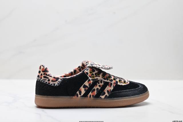 公司级Adidas Originals Wb pony Tonal Samba Og 桑巴舞系列绅士德训足球风百搭低帮休闲运动板鞋 货号:Ki6590 尺码:3