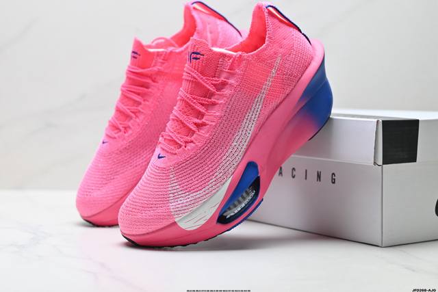 公司级Nike Air Zoom Alphafly Next%3 耐克 耐磨透气支撑平衡 低帮 气垫 马拉松跑步鞋 新品发布 整体采用前作的设计语言 并且对后者