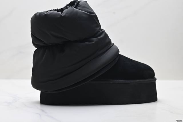 公司级Ugg Classic Minicamel一鞋两穿可拆卸靴套 防风锁温 防泼水 抗寒保暖 防滑耐磨 厚底增高4.5C保暖厚底双面袜雪地靴 面包感可拆靴筒暖