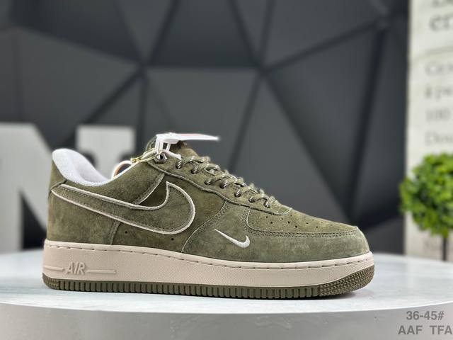耐克 Nike Air Force 1 '07 Low 空军一号 低帮 运动鞋 休闲鞋 折边针车 工艺难度大 原楦头原纸板 原装鞋盒 定制五金配件 内置全掌气垫