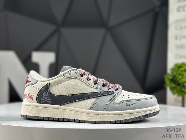 耐克 Nike Air Jordan 1 Low 定制配色 定制Aj联名-高端定制 低帮复古文化板鞋 #定制鞋盒 大厂纯原品质出货 超高清洁度 皮料切割干净无任