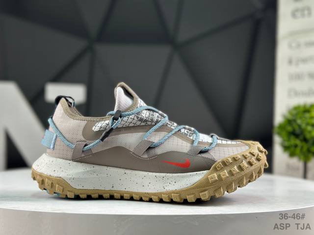耐克 Nike Acg Mountain Fly Gtx Se山脉系列 解构绑带 低帮户外登山越跑徒步休闲运动鞋 货号:Ib7328-001 尺码:如图所示 A
