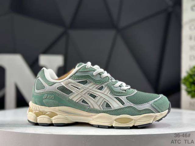 亚瑟士 Asics Gel-Nyc 亚瑟士 透气网眼鞋面 配合部分合成革材质 采用全新Ahar+橡胶材质 更加耐磨 货号:1203A383-302 尺码:如图右
