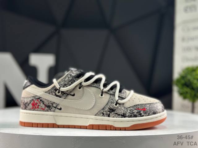 耐克 Nike Sb Dunk Low 周年高端定制 绑带 低帮休闲板鞋 定制鞋盒 大厂纯原品质出货 超高清洁度 皮料切割干净无任何毛边 细节完美 货号：Yx5