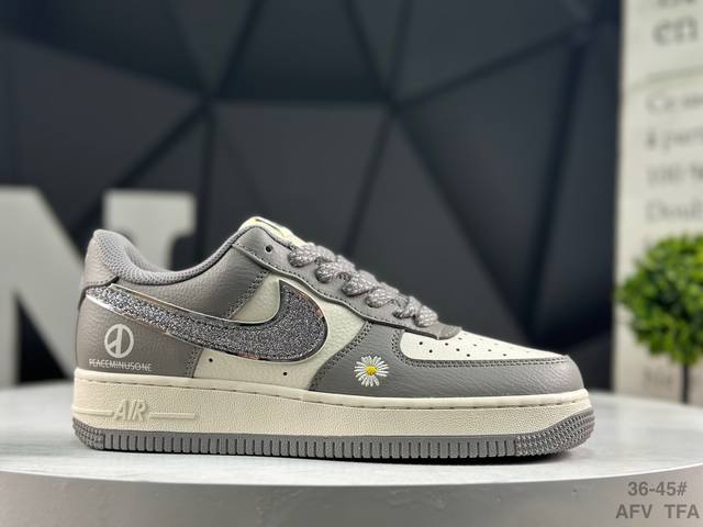 耐克 Nike Air Force 1 '07 Low 空军一号 低帮 运动鞋 休闲鞋 折边针车 工艺难度大 原楦头原纸板 原装鞋盒 定制五金配件 内置全掌气垫