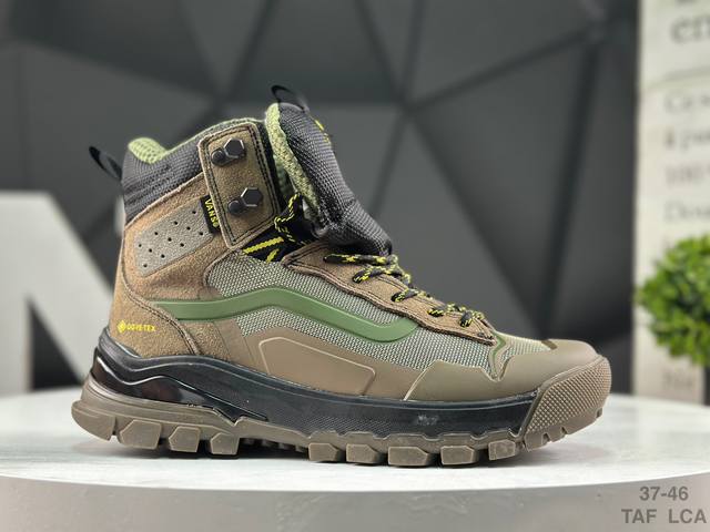 万斯 Vans Sk8-Hi X Gore-Te联名 舒适百搭 防滑耐磨 高帮 登山鞋 男女同款 Vans顶尖户外鞋Gore-Tex防水Mte科技大底 采用复古