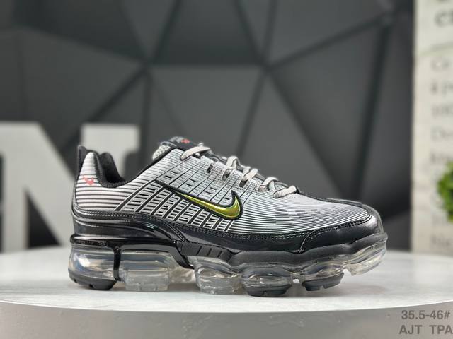 耐克 Nike Air Vapormax 360 耐克 全掌长气垫 缓震跑步鞋采用传统的Flyknit构造 回收材料制成 鞋垫上印有Nike的风车标志全长Vap