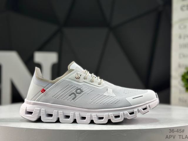 On 昂跑 Cloud 6 Coast 轻量运动休闲鞋！脚感很舒服，鞋底柔软且包裹性好，上脚显腿长，不用系鞋带很方便～ 不管休闲还是运动都很百搭。 尺码：如图所