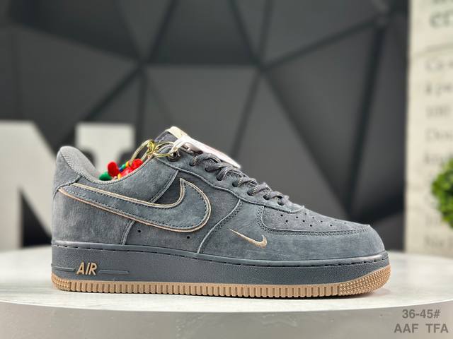 耐克 Nike Air Force 1 '07 Low 空军一号 低帮 运动鞋 休闲鞋 折边针车 工艺难度大 原楦头原纸板 原装鞋盒 定制五金配件 内置全掌气垫