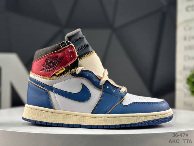 耐克 Nk Air Jordan 1 High Og 原装纸板原楦开发 原方案数据制作 高频后跟 #独家私模原档案开模，自动区别市面版本 #全鞋采用原厂头层皮，