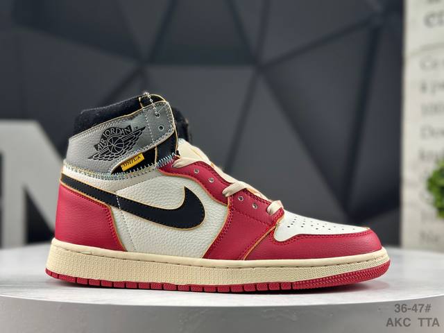耐克 Nk Air Jordan 1 High Og 原装纸板原楦开发 原方案数据制作 高频后跟 #独家私模原档案开模，自动区别市面版本 #全鞋采用原厂头层皮，