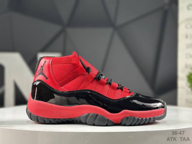 Air Jordan 11 Retro “Space Jam” 高帮 大灌篮 Aj11 乔丹11代 Aj11 乔11 高邦 大灌篮 乔丹篮球鞋系列 后跟改以刺绣