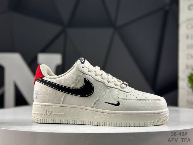 耐克 Nike Air Force 1 '07 Low 空军一号 低帮 运动鞋 休闲鞋 折边针车 工艺难度大 原楦头原纸板 原装鞋盒 定制五金配件 内置全掌气垫