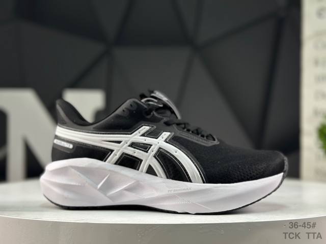 亚瑟士 Asics Novablast 5 Le 运动休闲透气专业跑鞋 #原档案据数开发楦型纸版 原装印尼工代进口单丝纤维程工网布鞋面，更贴合脚型和舒适透气，后