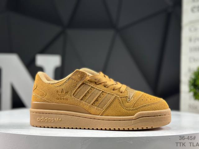 阿迪达斯 Adidas Forum Low Cl 阿迪达斯 三叶草低帮 经典复古板鞋 官方货号:Jp7450 尺码:36 36.5 37 38 38.5 39
