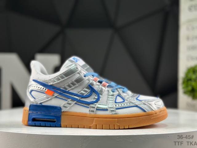 耐克 Nk Air Rubber Dunk”University Blue“2.0橡胶扣篮系列皮革框架低帮休闲运动滑板板鞋 货号：Cu6015-700 尺码:如