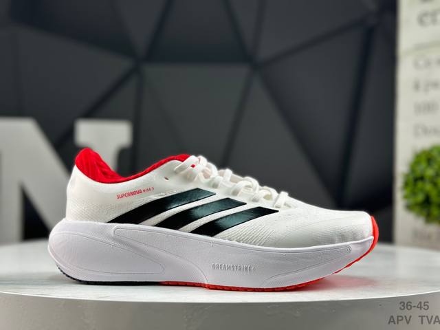 阿迪达斯 Adidas Adizero Supernova Rise 3 舒适百搭防滑耐磨 低帮跑步鞋 尺码：36 36 37 38 38 39 40 40 4