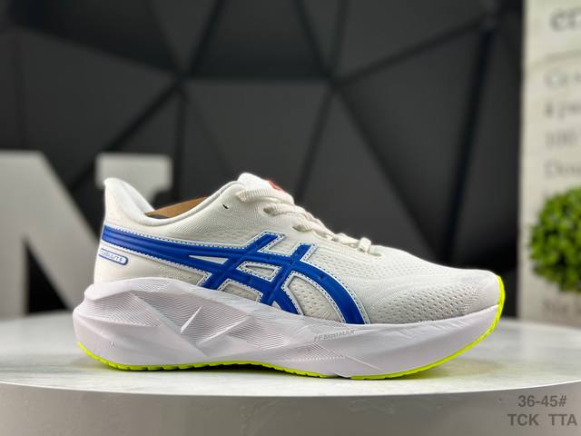 亚瑟士 Asics Novablast 5 Le轻量跑鞋 低帮轻量透气缓震休闲运动跑步鞋 货号:1012B909-100 尺码:36 37 37.5 38 39