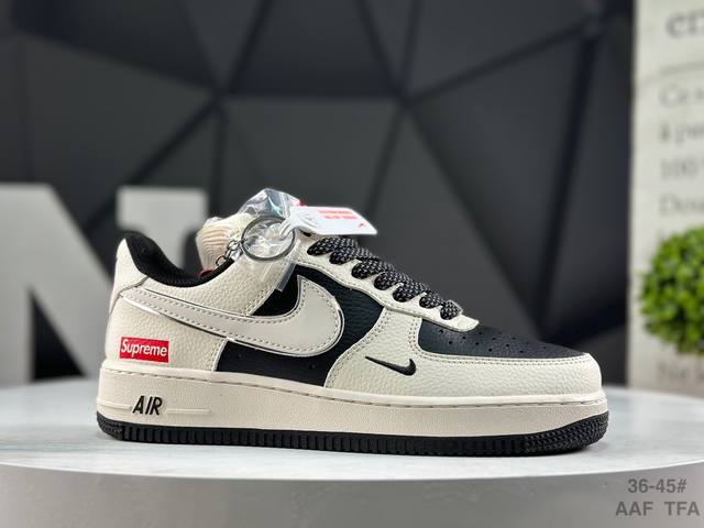 耐克 Nike Air Force 1 '07 Low 空军一号 低帮 运动鞋 休闲鞋 折边针车 工艺难度大 原楦头原纸板 原装鞋盒 定制五金配件 内置全掌气垫
