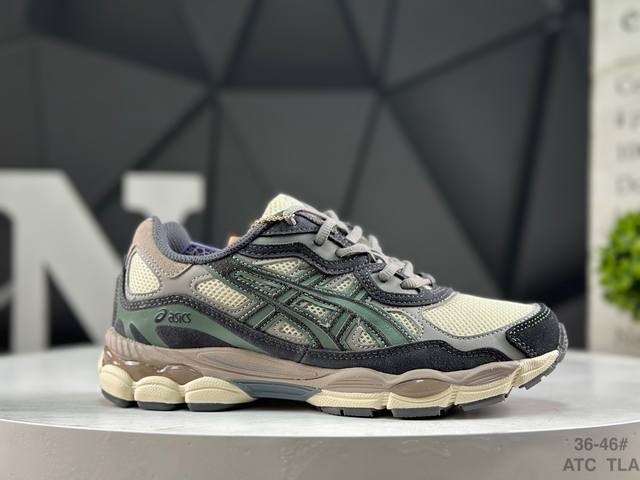 亚瑟士 Asics Gel-Nyc 亚瑟士 透气网眼鞋面 配合部分合成革材质 采用全新Ahar+橡胶材质 更加耐磨 货号:1201A789-250 尺码:如图右