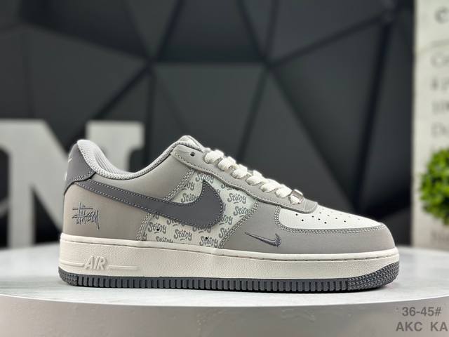 福利特价 耐克 Nk Air Force 1'07 Low 空军一号低帮休闲板鞋 #定制皮料 原楦原纸板 纯正空军版型 高清洁度 内置全掌气垫 货号：Ky889