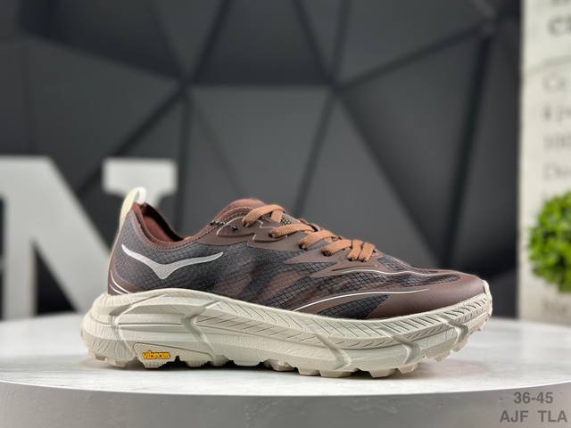 Hoka One One Satisfy Running Mafate Trail 低帮缓震户外登山功能鞋 货号：1168450 Cwtm 尺码：36 36.5