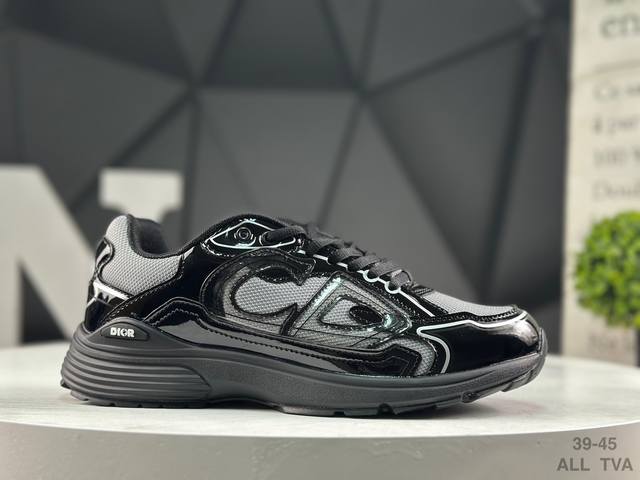 Dior迪奥B30网眼织物厚底系带休闲低帮运动鞋同款老爹鞋 尺码：如图所示 All Tva