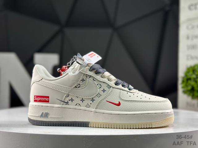 耐克 Nike Air Force 1 '07 Low 空军一号 低帮 运动鞋 休闲鞋 折边针车 工艺难度大 原楦头原纸板 原装鞋盒 定制五金配件 内置全掌气垫