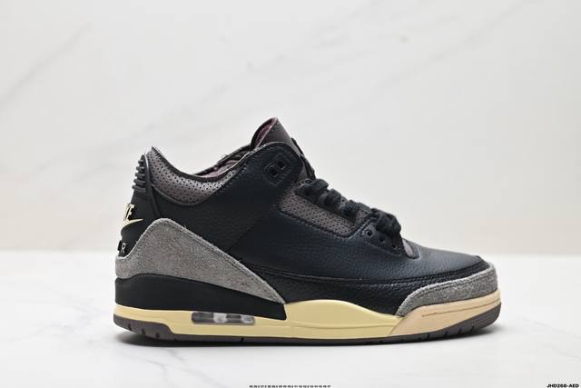 公司级Nike Air Jordan 3 Retro 迈克尔 乔丹Aj3代中帮复古休闲运动文化篮球鞋 市售最高品质 原鞋开发 平台订单专用代工流水线打造 每一个