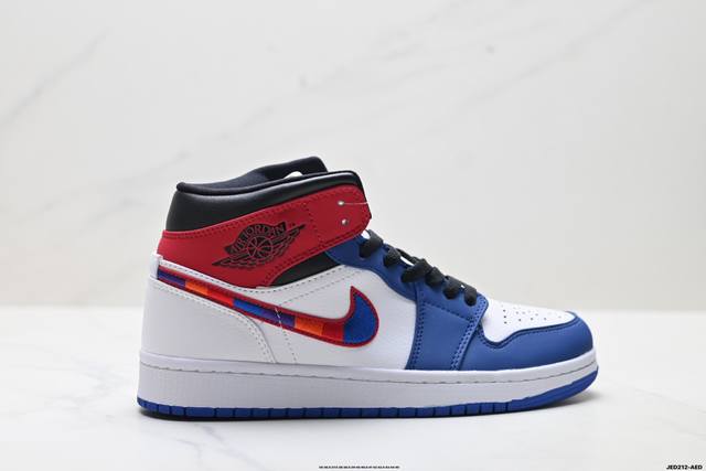 公司级Nike Air Jordan 1 Retro Mid Aj1乔丹一代中帮经典复古文化休闲运动篮球鞋 货号:852542-105 尺码:36 36.5 3