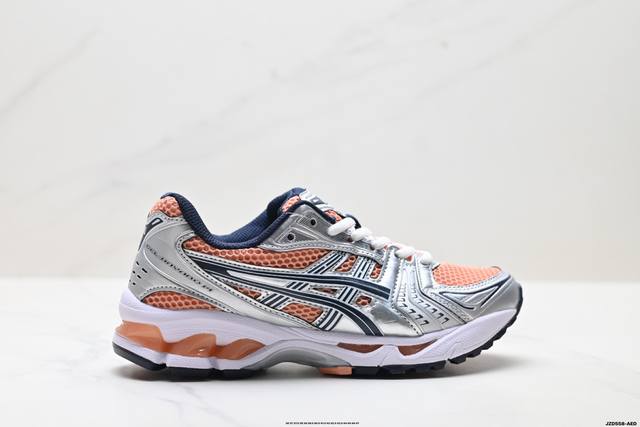 公司级Asics Gel-Kayano 14 亚瑟士 运动休闲透气专业跑鞋 采用工程弹性双层再生针织密度鞋面材质 后跟3D可视Gel缓震乳胶物料 升级Ff Bl