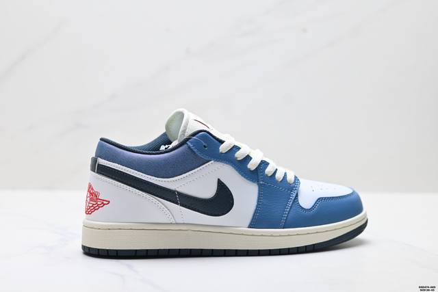 真标Nike Air Jordan 1 Low Aj1乔1低帮休闲板鞋 同步官方配色 货号:Hm3711-144 尺码:36-45 Id:Dsd474-Ae D