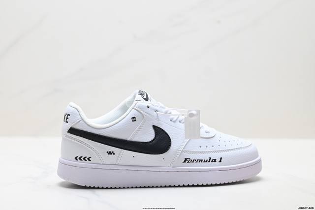 公司级Nike Court Vision Lo 耐克 低帮百搭透气休闲运动板鞋 经典耐用的设计 兼顾舒适脚感和出众风范 演绎匠心之作 结构性的支撑贴合感结合复古