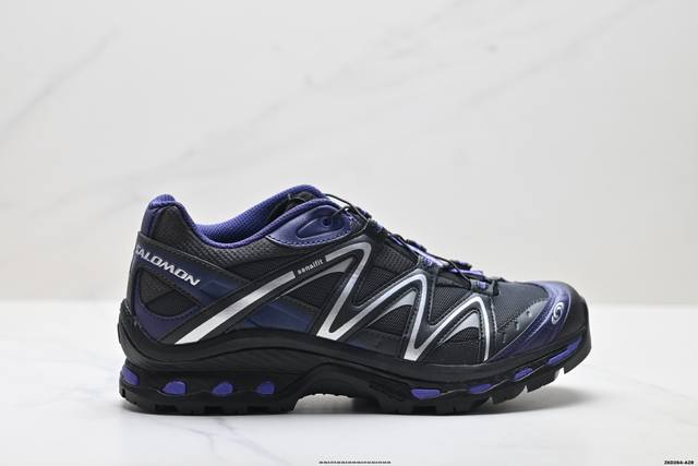 公司级Salomon萨洛蒙 Xt-Quest Gtx 探索者系列户外越野跑鞋 鞋面采用Sensifit贴合技术 全方位贴合包裹脚型 鞋跟部鞋底牵引设计 提供强大